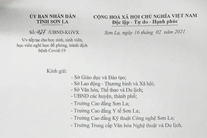 Tiếp tục cho học sinh, sinh viên, học viên nghỉ học để phòng, chống dịch COVID-19