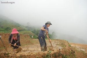 Chiềng Ân khai hoang ruộng bậc thang