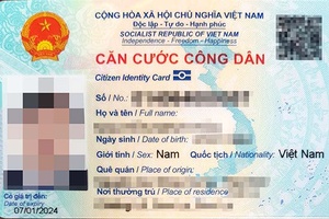 Không phải xuất trình giấy xác nhận số CMND sau khi cấp thẻ căn cước công dân