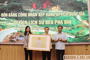 Lễ đón Bằng công nhận xếp hạng di tích Quốc gia đèo Phạ Đin, Thuận Châu