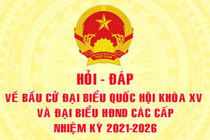 Hỏi - đáp về bầu cử đại biểu Quốc hội khóa XV và đại biểu HĐND các cấp nhiệm kỳ 2021-2026