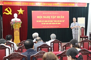 Tập huấn thí điểm mô hình “Công dân học tập”
