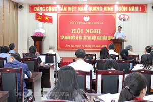 Hội Luật gia tỉnh: Tập huấn Điều lệ Hội Luật gia Việt Nam năm 2020