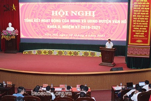 Tổng kết hoạt động HĐND và UBND huyện Vân Hồ khóa II