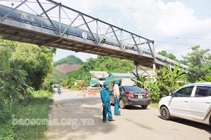 Tạm dừng hoạt động vận chuyển hành khách công cộng đi và đến xã Nà Bó