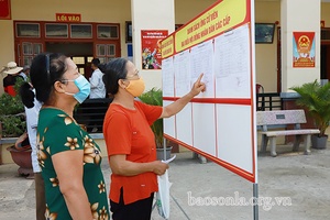 Đến 11h 00 phút, Sơn La đã có 536.199 cử tri hoàn thành bỏ phiếu