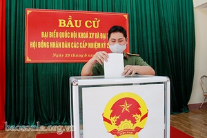 Thành phố Sơn La: có 61 khu vực bỏ phiếu đạt 100% tỷ lệ cử tri đi bỏ phiếu