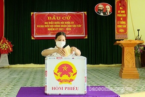 Huyện Vân Hồ có 122 khu vực hoàn thành bầu cử