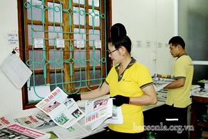 Đưa tiếng nói của Đảng đến với bạn đọc