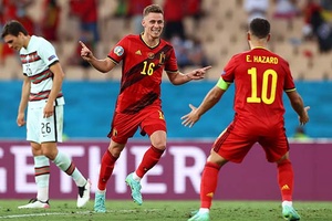 Thorgan Hazard lập siêu phẩm, Bỉ biến Bồ Đào Nha thành cựu vương Euro