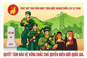 Thi sáng tác tranh cổ động kỷ niệm Ngày Toàn quốc kháng chiến