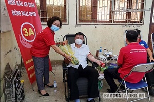 Hành trình đỏ tại Mai Sơn tiếp nhận gần 600 đơn vị máu