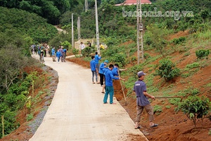 Chiềng Cọ trước đích nông thôn mới nâng cao