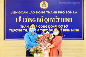 Thành lập công đoàn cơ sở Trường TH, THCS & THPT quốc tế Bình Minh