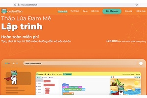 Nền tảng học lập trình miễn phí đầu tiên cho thiếu nhi Việt Nam
