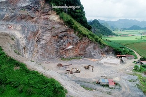 Vân Hồ quản lý, khai thác khoáng sản làm vật liệu xây dựng