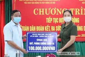 Tiếp tục đợt vận động “Toàn dân đoàn kết, ra sức phòng, chống dịch Covid-19”