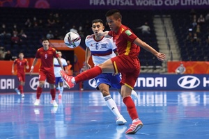 Đội tuyển futsal Việt Nam thua sát nút Nga 2-3