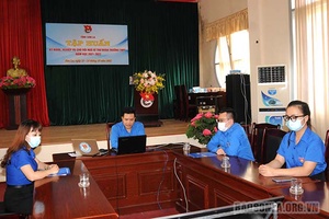 Tập huấn kỹ năng, nghiệp vụ cho Bí thư Đoàn trường THPT 