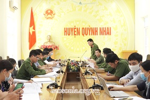 Thẩm định, đánh giá, phân loại đơn vị đạt tiêu chuẩn không có ma túy năm 2021 tại huyện Quỳnh Nhai