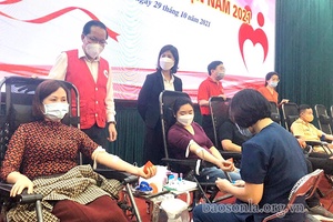 Mường La tổ chức ngày hội hiến máu tình nguyện năm 2021 