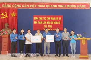 Tỉnh đoàn Sơn La triển khai giúp đỡ xã É Tòng