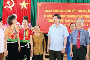 Các địa phương tổ chức Ngày hội Đại đoàn kết toàn dân tộc năm 2015 