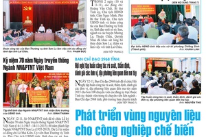 Báo Sơn La, Thứ 5 ngày 12-11-2015