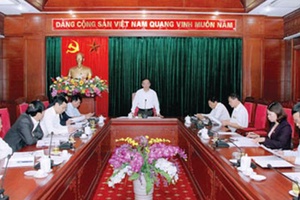 Thường trực Tỉnh ủy làm việc về một số dự án trên địa bàn Thành phố 