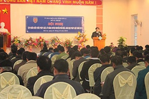 Sở tư pháp: Tập huấn kiến thức pháp luật cho báo cáo viên 
