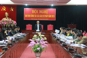 Nâng cao chất lượng công tác cải cách tư pháp 