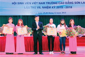 Hội Sinh viên Việt Nam Trường Cao đẳng Sơn La: Đại hội lần thứ VII, nhiệm kỳ 2015-2018 