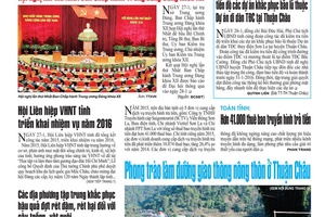 Báo Sơn La, Thứ 5 ngày 28-1-2016