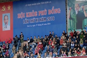 Ghi nhận từ Hội khỏe Phù Đổng tỉnh Sơn La  lần thứ XI năm 2016