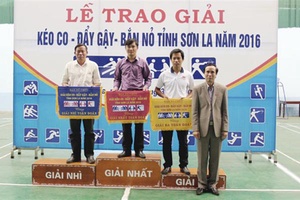 Kết thúc Giải kéo co, đẩy gậy,  bắn nỏ toàn tỉnh   