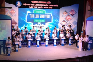 Chung kết hội thi 'Thủ lĩnh sinh viên' toàn quốc năm 2016