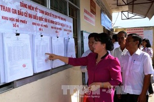 Chủ tịch Quốc hội Nguyễn Thị Kim Ngân giám sát, kiểm tra công tác chuẩn bị bầu cử tại tỉnh Hậu Giang, Kiên Giang