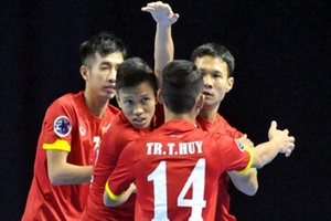 Đội tuyển Futsal Việt Nam sẽ có tên trong Lễ bốc thăm Vòng chung kết FIFA Futsal World Cup 2016