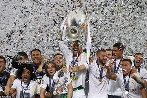 Real Madrid vô địch Champions League sau loạt 11m may rủi