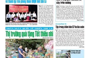 Báo Sơn La, Thứ 4 ngày 1-6-2016