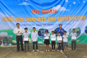 Ra quân “Chiến dịch thanh niên tình nguyện hè” năm 2016