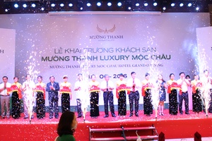 Mộc Châu: Khánh thành khách sạn Mường Thanh Luxury Mộc Châu.