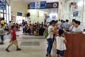 Bệnh viện Nhi Trung ương khám bệnh từ 7 giờ sáng