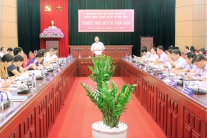 Phiên họp quý II Ban Đại diện Hội đồng quản trị NHCSXH tỉnh
