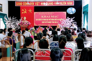 Khai mạc Ban chấm thi THPT quốc gia năm 2016 cụm thi tốt nghiệp