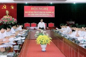 Hội nghị Ban Chỉ đạo tỉnh về công tác tái định cư các công trình thủy điện Sơn La