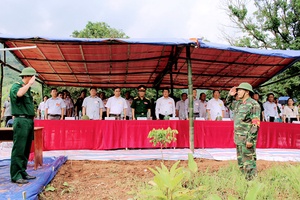Mộc Châu: Diễn tập ứng phó lũ bão và tìm kiếm cứu nạn năm 2016 đạt loại giỏi