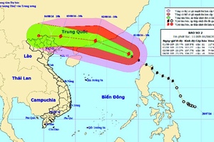 Bão Nida vào Biển Đông, đề phòng mưa lớn ở Bắc Bộ