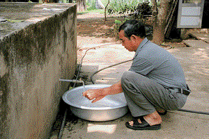 Đẩy nhanh tiến độ hoàn thành công trình nước sinh hoạt nông thôn