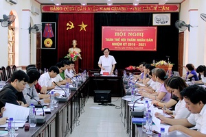 Hội nghị toàn thể Hội thẩm nhân dân nhiệm kỳ 2016-2021